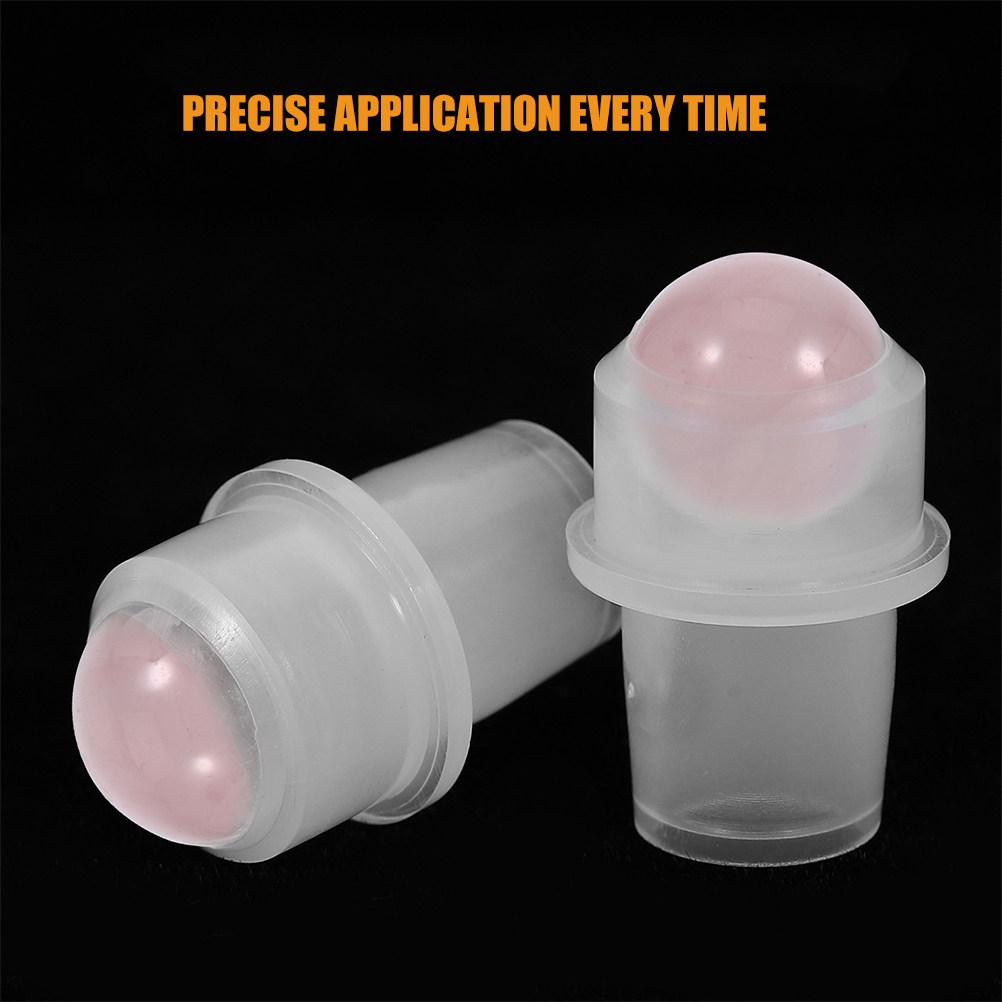 4Pcs Stainless Steel Roller Ball Inserts for 10Ml Essential Oil Bottles 16Mm Neck Leakproof Smooth Application Reusable Roll on