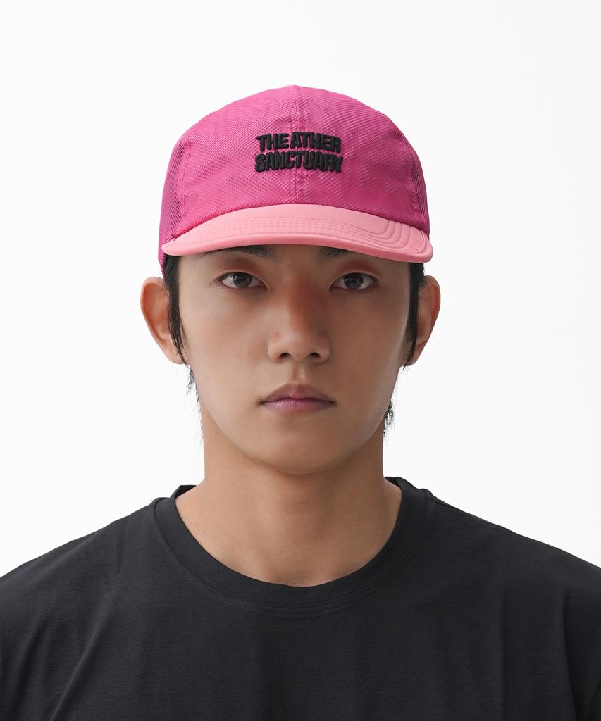 Diadeosaengchyueoli Origin Volume Logo Mesh Cap (Pink)