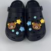 10PCS Fashion Shoe Charms Set Accessories Hole Shoe Buckle Cute Little Bear Star DIY 3D Shoes Decorations Kids Party Gift