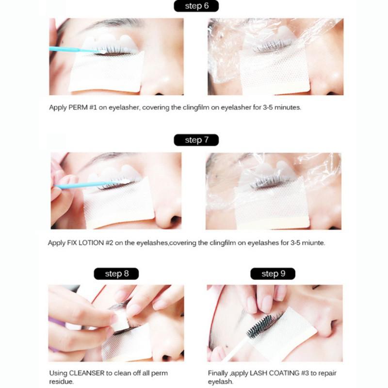 Eyelash Curling Kit Eyelash Perming Solution Eyelash Cleanser