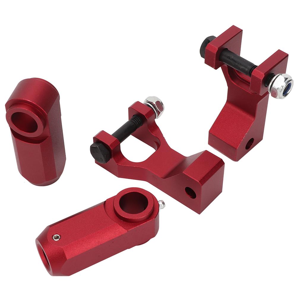 5Pcs/Set ATV Front Rear Lowering Drop Kit Aluminium Alloy Replacement for Raptor 350 660 700 Red