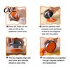 Professional Biscuit Mold Cutter 8pcs Halloween Magnetic Cookie Stamp Molds, Pumpkin Ghost And Skeleton Patterns Design, Interchangeable Stainless