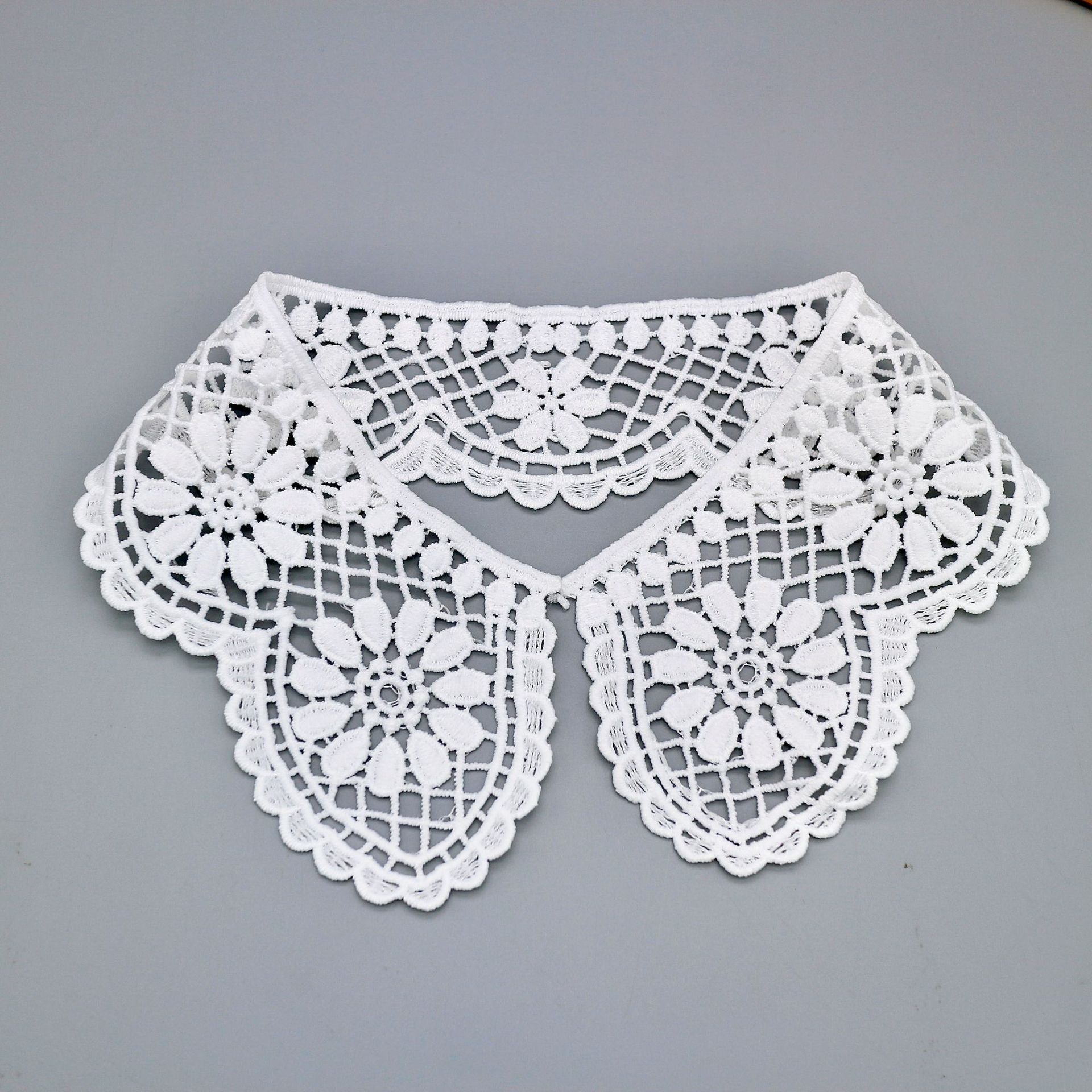 Новый молочный шелк, водорастворимый воротник, ажурный сексуальный кружевной воротник ручной работы, женские аксессуары, съемный воротник JX50807