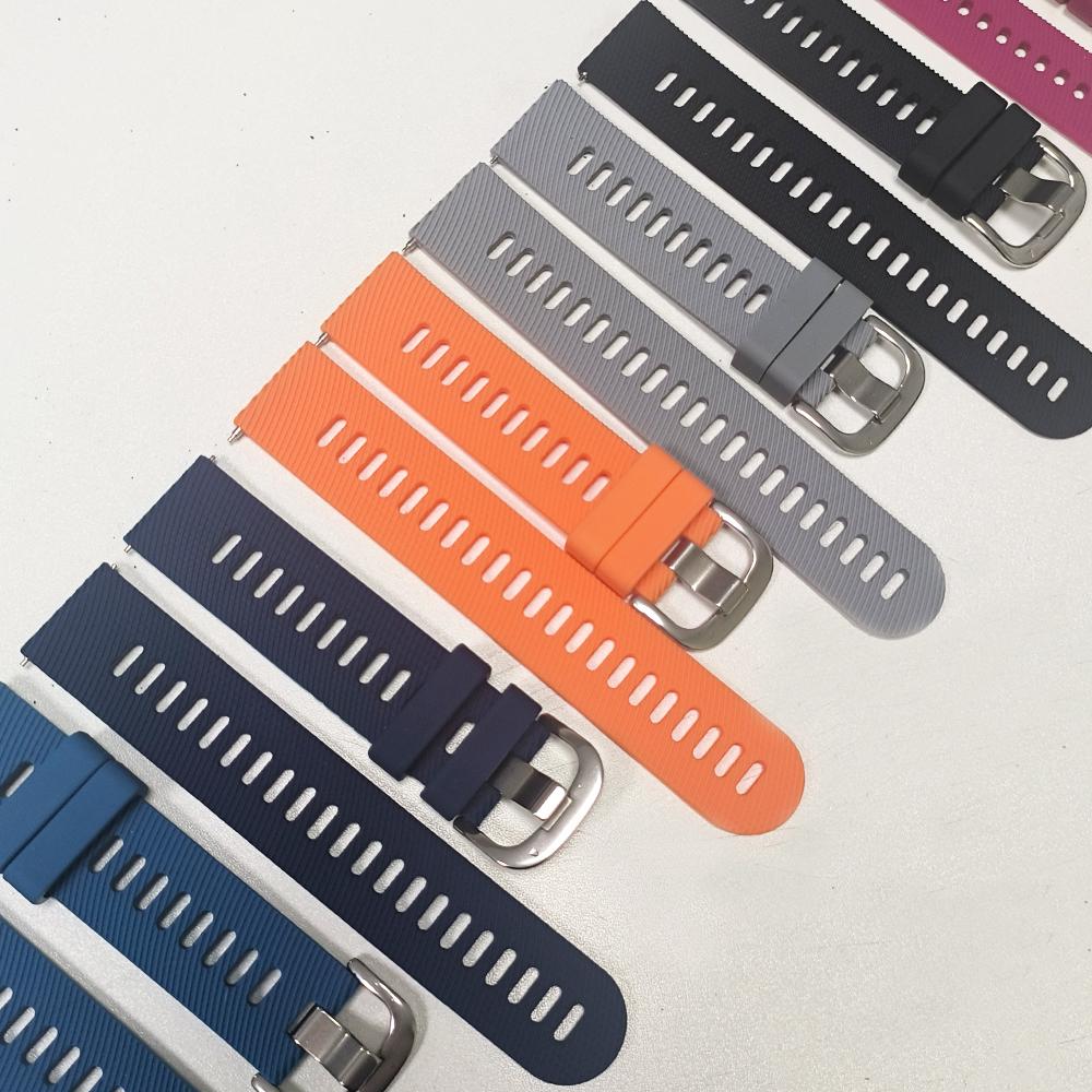 Silicone 20mm 22mm Band for Amazfit BALANCE Strap GTR 4 3 Pro 2e/GTR 42mm 47mm/GTS 4 2 Mini/Bip 5 4 U Bracelet Replace Watchband