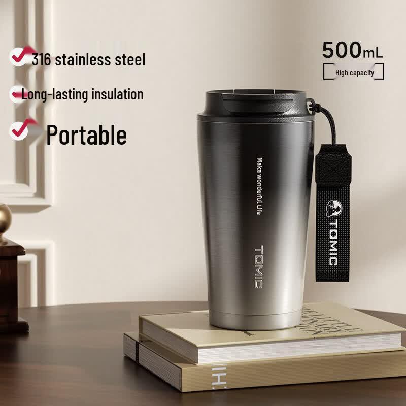 TOMIC Gradient Double-Drink Insulated Cup