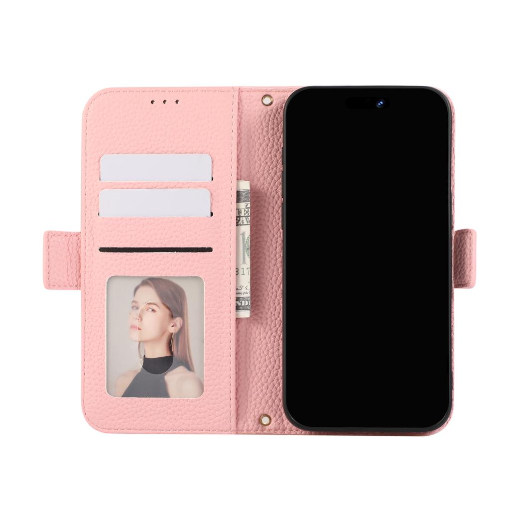 Crossbody Cards Solt Wristband Leather Wallet Case For iPhone 15 Pro Max 16 14 Plus 13 12 11 XR XS SE 2022 Lanyard Strap Cover