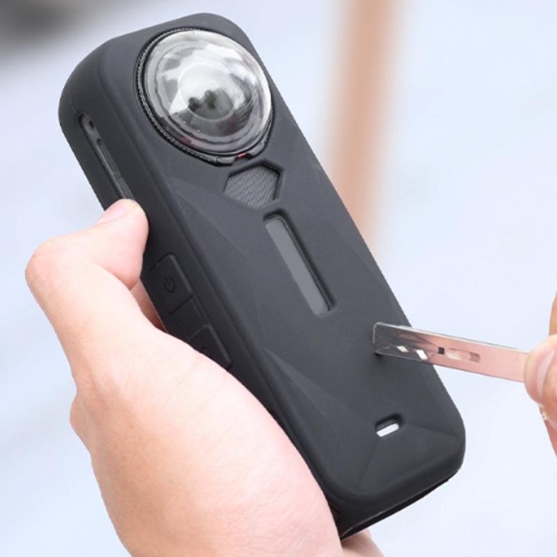 Shockproof Silicone Protective Cover For X5 Action Cameras Case Shell AntiScratch Resistance Design Easy Installation