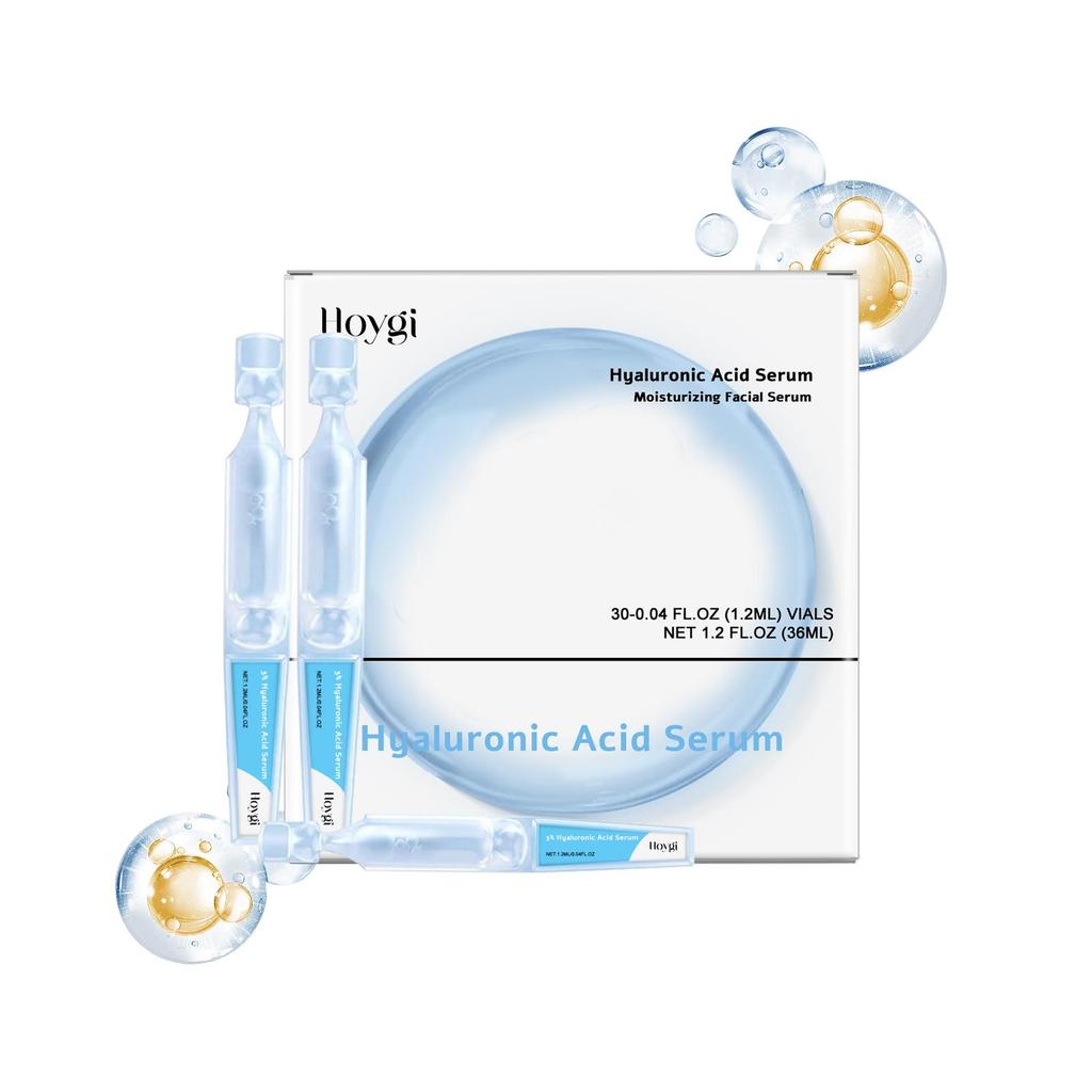 Hoygi Hyaluronic Acid Moisturizing Essence Nourishes Delicate Facial Skin, Moisturizing and Brightening Moisturizing Essence