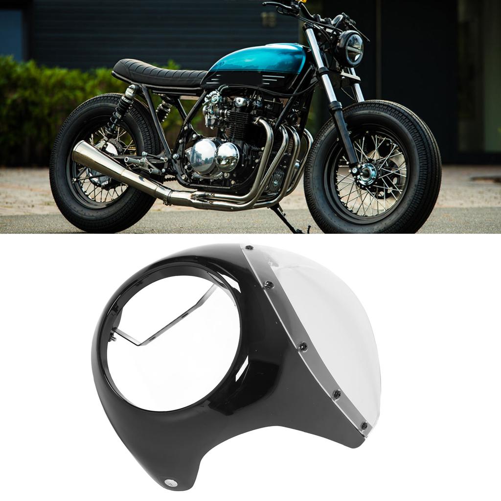 7in Front Motorcycle Headlight Fairing     Aging Resistant Wearproof Fit For Round Headlights Motorbike