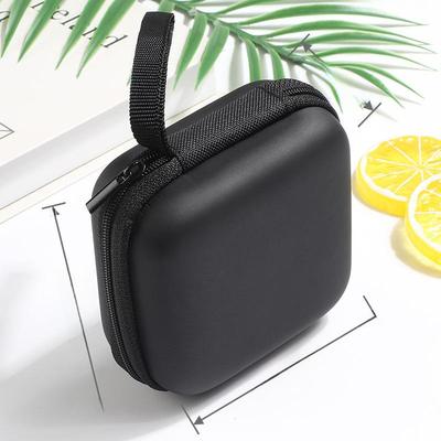 Taška na sluchátka na zip, organizér na datový kabel, EVA pouzdro na sluchátka