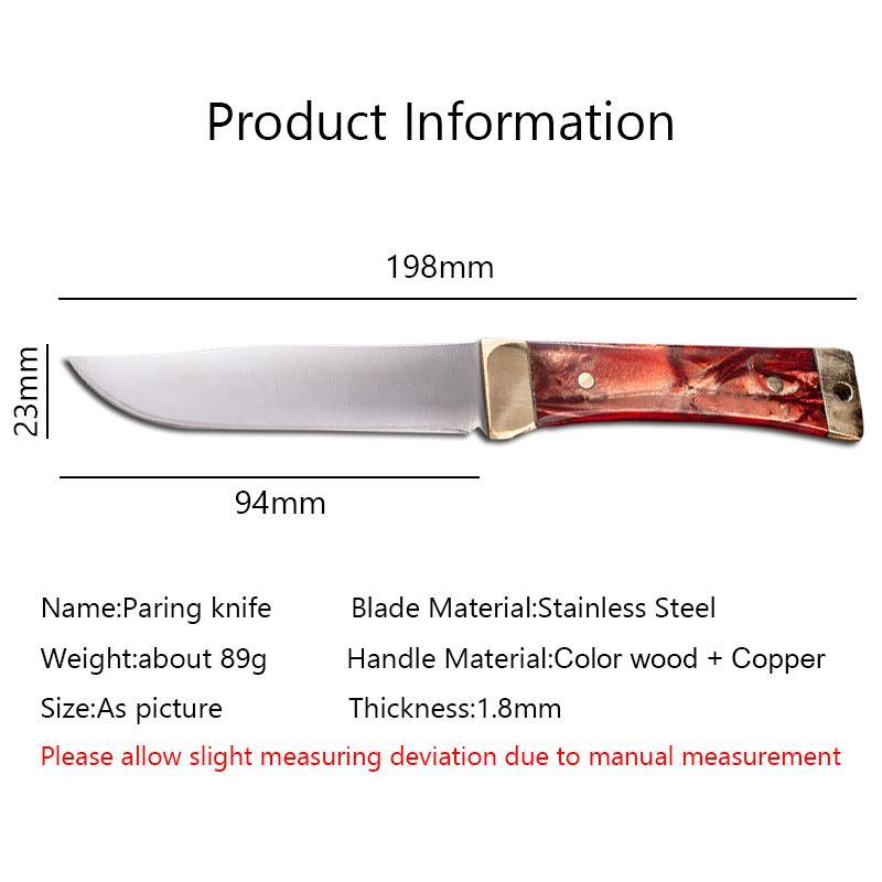 Edelstahl Küchenmesser Kochmesser Schälmesser Fleisch Obstmesser Kochschneider Werkzeug