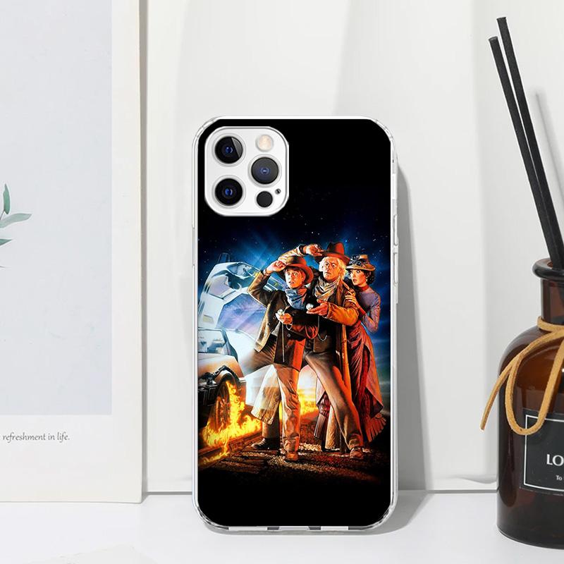 Back To The Future TV Phone Case For Iphone 17 Air 16 15 Plus 16E 14 Pro Max 13 Mini 12 11 7 8 SE Fundas Soft Back Cover 17 Air