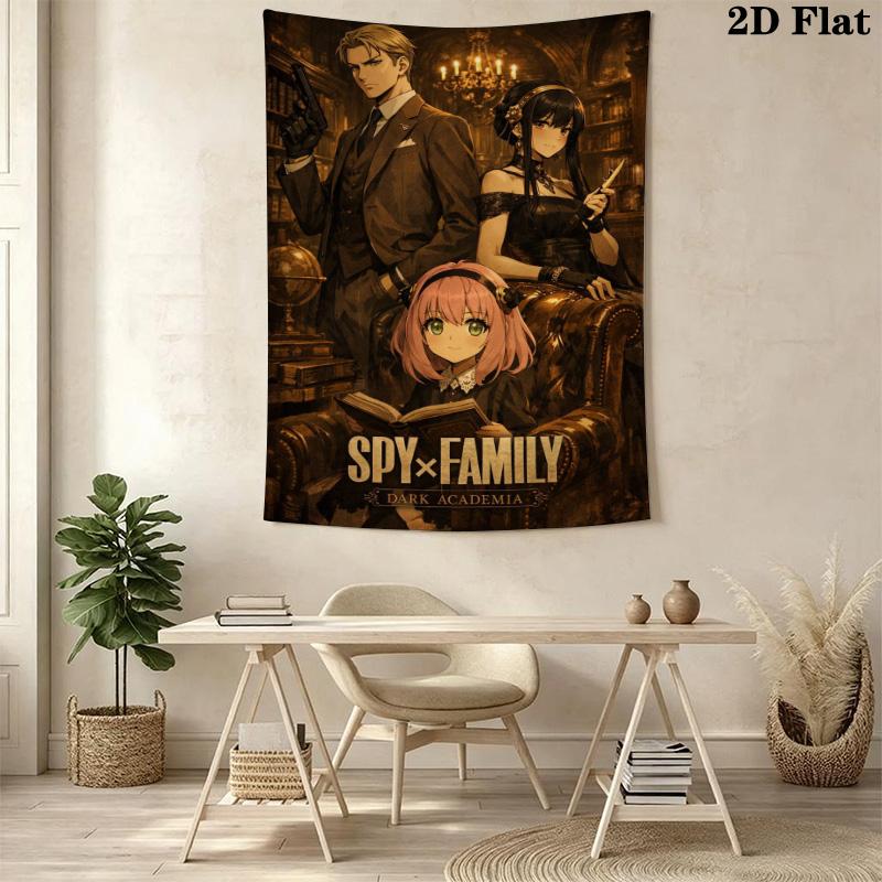 Anime Characters Tapestry Vibrant Wall Decor Tapestry Fashion Print Wallmounted Christmas Gift Background Cloth Soft