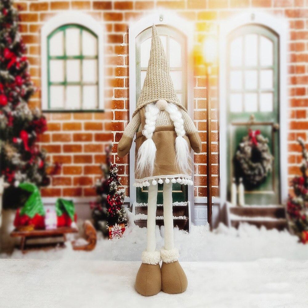 Stretch Gandalf Plysj Juledukker Barn Julegaver Hage Dverg Nyttår Navidad Hjemmepynt Juletrepynt