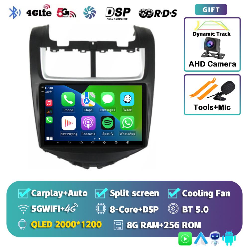 Android 14 Carplay Auto Car Radio For Chevrolet Aveo 2014 2015 2016 2017 Multimedia Player GPS Navigation DSP BT 2din DVD Stereo