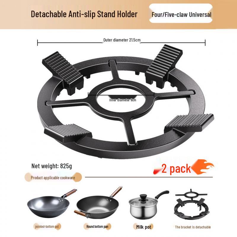 Gas Stove Pot Holder: Anti-Slip Stove Rack for Small Pots and Milk Pots