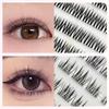 6 Rows Self Adhesive Eyelashes No Glue Individual Lashes High Quality Soft Idol Lash Clusters