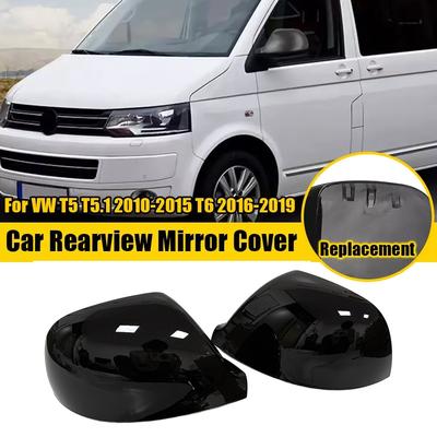 Reemplazo de cubierta de espejo retrovisor lateral para VW Transporter T5 T5.1 2010-2015 T6 2016, tapa de ala, moldura de puerta exterior
