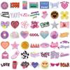 50 Internet Celebrity Trendy Cute Girl Style Graffiti Stickers Decorate Suitcase Pen Guitar Notebook Waterproof Explosive