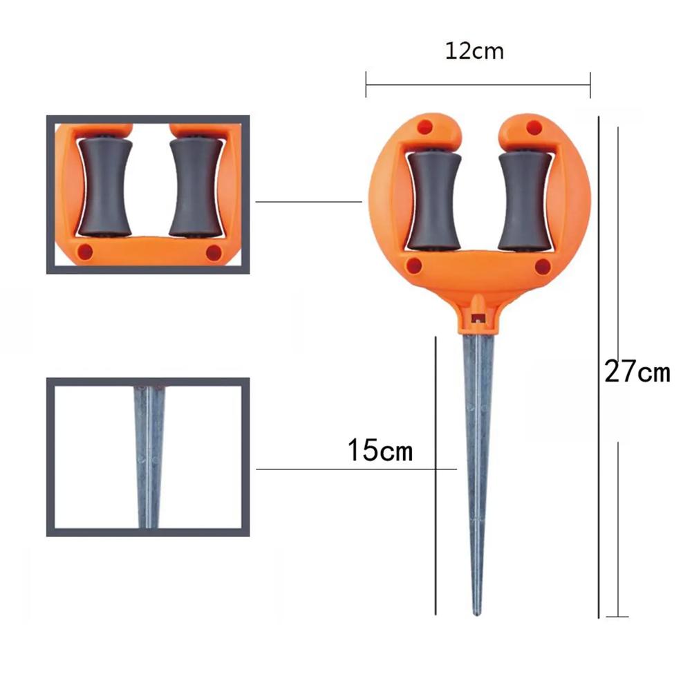 for Gardens Patios and Greenhouses 27cm Garden Hose Guide Holder Stake