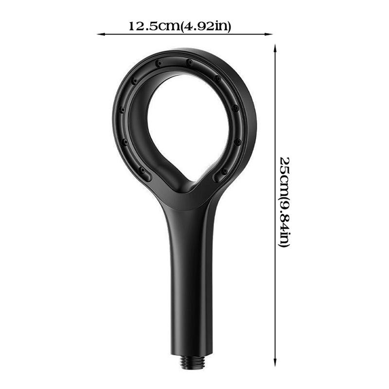 

Душевая лейка с высоким давлением, водосберегающая распылительная насадка, массажная насадка с большой панелью, аксессуары для смесителя для ванной комнаты