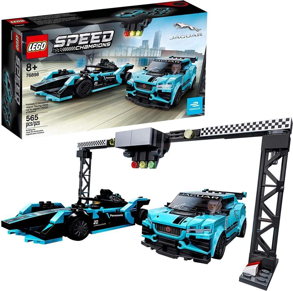 

LEGO Чемпион Формулы E Panasonic Jaguar Racing GEN2 Jaguar eTROPHY 76898 и I-PACE