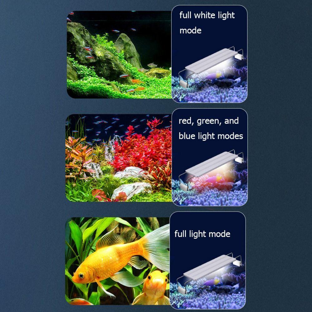 Super Slim Fish Tank Light Waterproof LED Light Stand Aquatic Plant Light Aquarium Light  Hotel