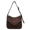 Leopard Print Shoulder Bag Women's Crossbody Bag Large Capacity Tote Bag Commuter Underarm Bag