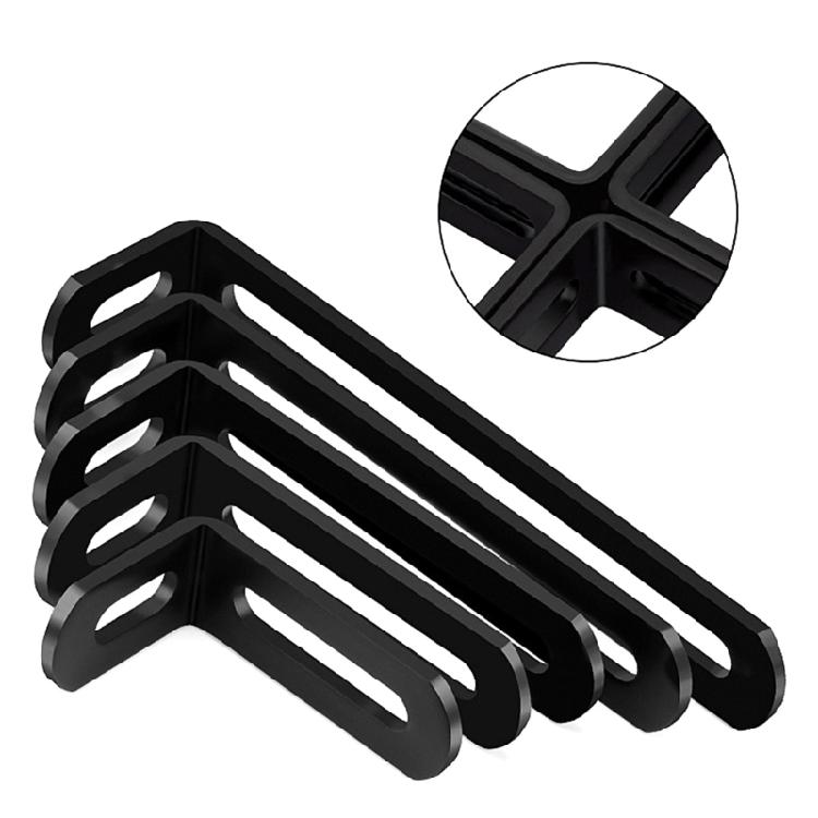 Professional Grade 90 Degree Double Slot Brackets for Structural Support In Renovations Projects
