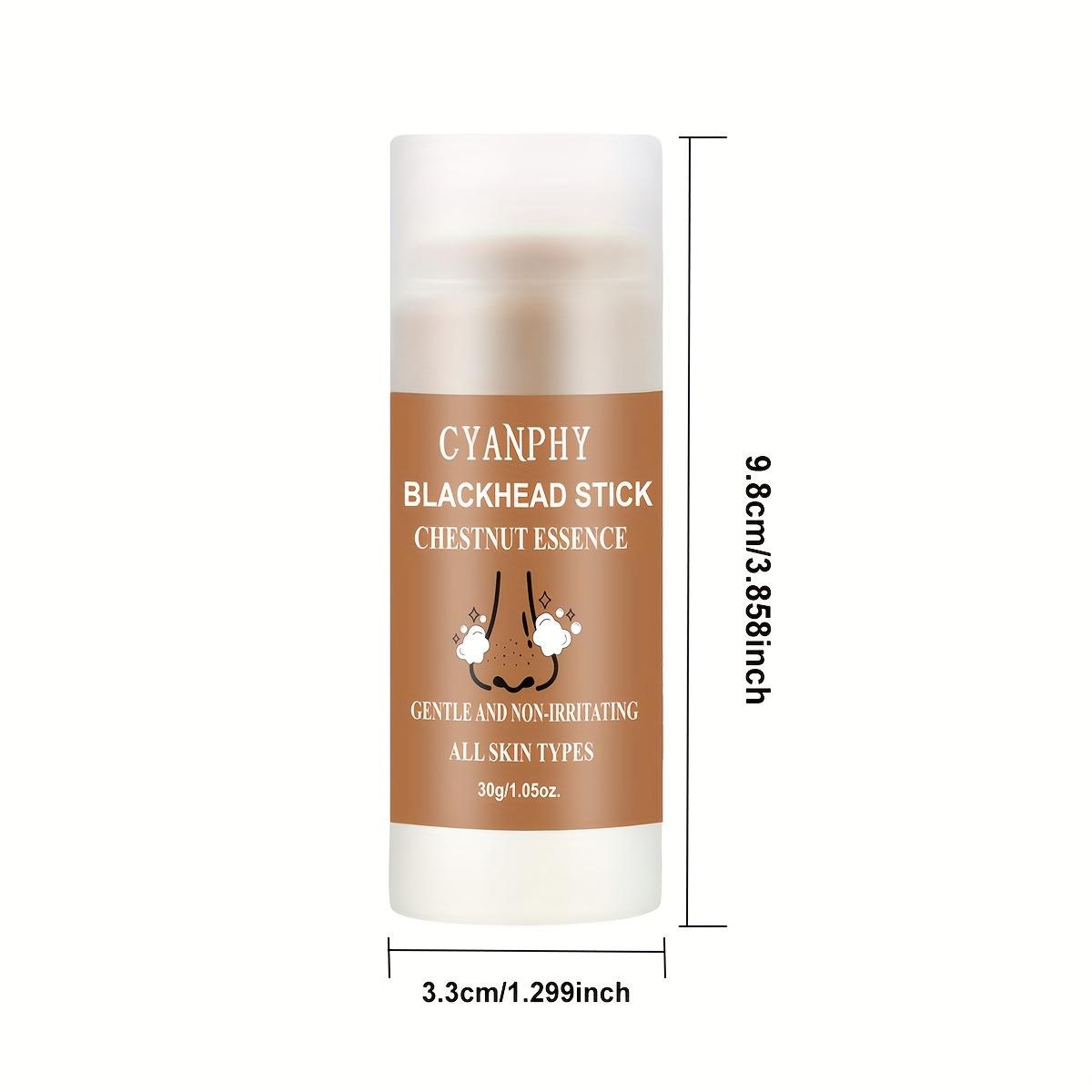 

Blackhead Cleansing Stick with Chestnut Essence & Salicylic Acid Clay Mask Gentle Formula Non-allergic Deep Cleansing Face Pores