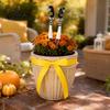 Decorazioni Spettrali per Giardino di Halloween, 1 Paio di Gambe da Strega Fioriere Decorazioni, Gambe in Plastica Inseribili Vento-Resistenti Vasi da Fiori Decorazioni Ornamenti, per Esterno Interno