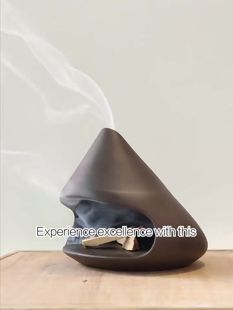 Yawlsow Palo Santo Holder Burner, Charcoal Bakhoor Incense Burner,Smudge Bowl,Sage Holder,Ash Catcher for Meditation Zen Decor