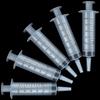 60ml Measuring Syringe Glue Filling Enema Syringe Nutrient Sterile Without Needle Watering Refilling for Industrial Hydroponics