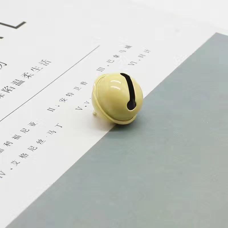 22mm Candy Color Enamel Metal Bells - Christmas Ornaments, DIY Pet Accessories, Keychain Pendants