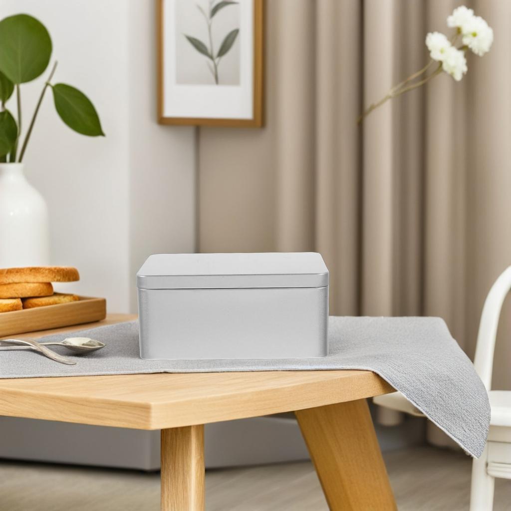 Weißblech Aufbewahrungsbox Mittel Vielseitiger Näh-Organizer Tragbarer Werkzeugkasten Fotohalter Bastelbedarf Organizer Aufbewahrungslösung