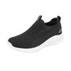 Skechers Sport Comfortable Mom Style Durable Low-Top Casual Shoes Women Sneakers Black White 897925-BKW