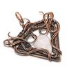 Rainbow Moonstone Pendant Gemstone Jewelry, 999 Copper Wire Wrapped Pendant, Handmade Beautiful Jewelry Pendant