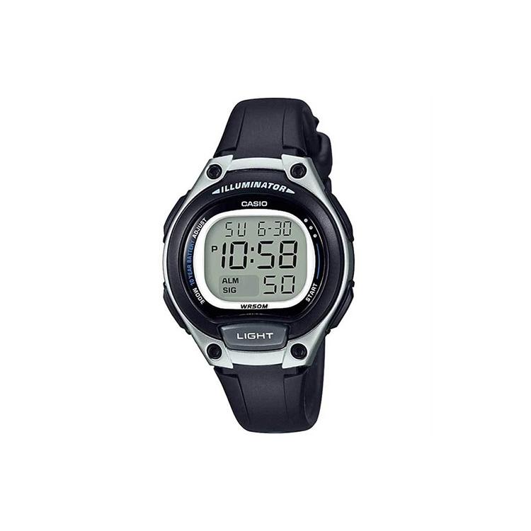 CASIO DRESS 50m Water Resistant Quartz Movement Resin Strap Watch Men s Watches Black Dial LW-203-1AVDF