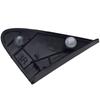2Pcs Car Side View Mirror Fender Corner Trim Cover For Toyota Corolla 2008-2013