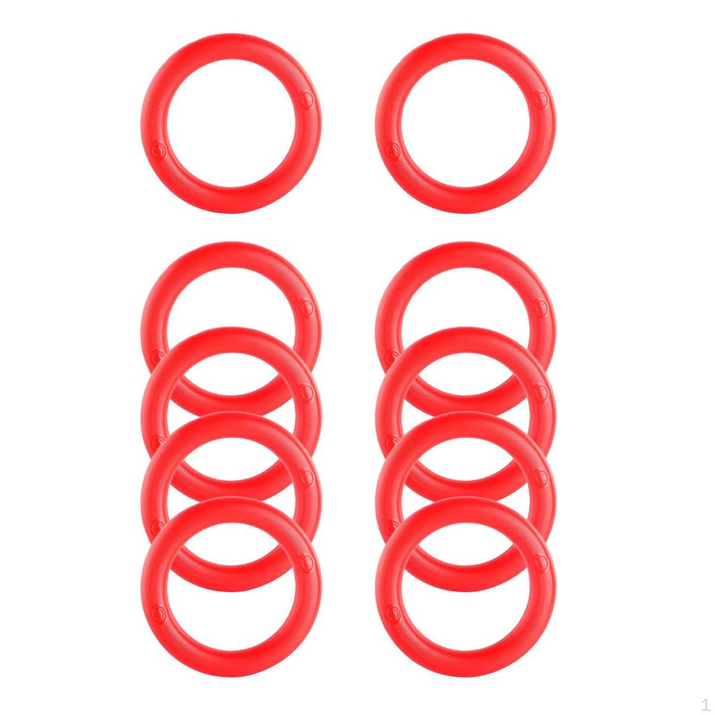 10 Pieces Watermelon Display Stands Anti Rolling Protection Stand Ball Support Rings Fixing Circles