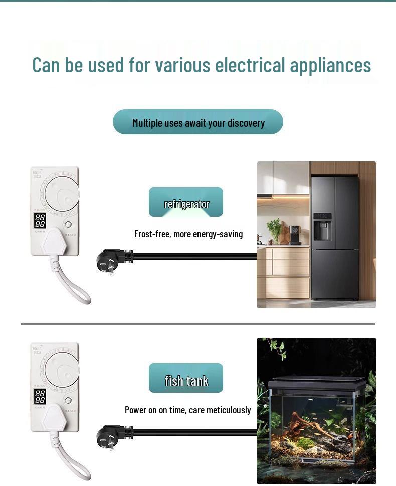 Zhiyin Digitalanzeige Kühlschrankthermostat – Energiesparender Universeller Gefrierschrank-Timer & Temperaturregler.