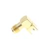 SMA KWE 90 Degree Angled SMA RF Connector Socket 4 Pin Female Interface for PCB Mounting High Frequency Use