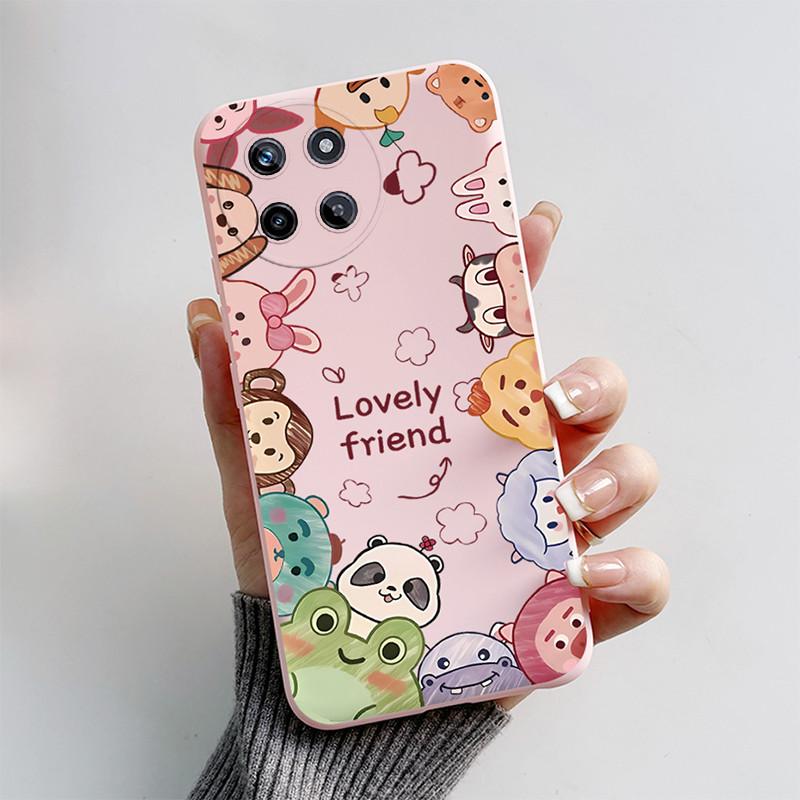 For OPPO Realme 11 4G Phone Case Cute Cat Cartoon Funny Dog Shell Soft Silicone Protection Back Cover For Realme11 RMX3636 Funda