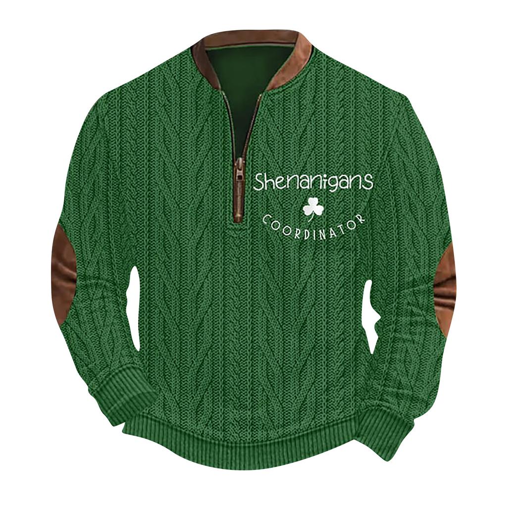 Men's Retro Casual Gradient Printed Sweatshirt