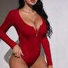 Cross-Border Women's European & American Sexy Autumn/Winter Slimming Jumpsuit