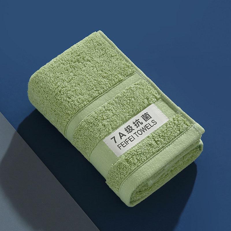 100% A-Grade Antibacterial Cotton Bath Towel - Thick, Soft, Absorbent, Quick-Drying, Adult Size Washcloth