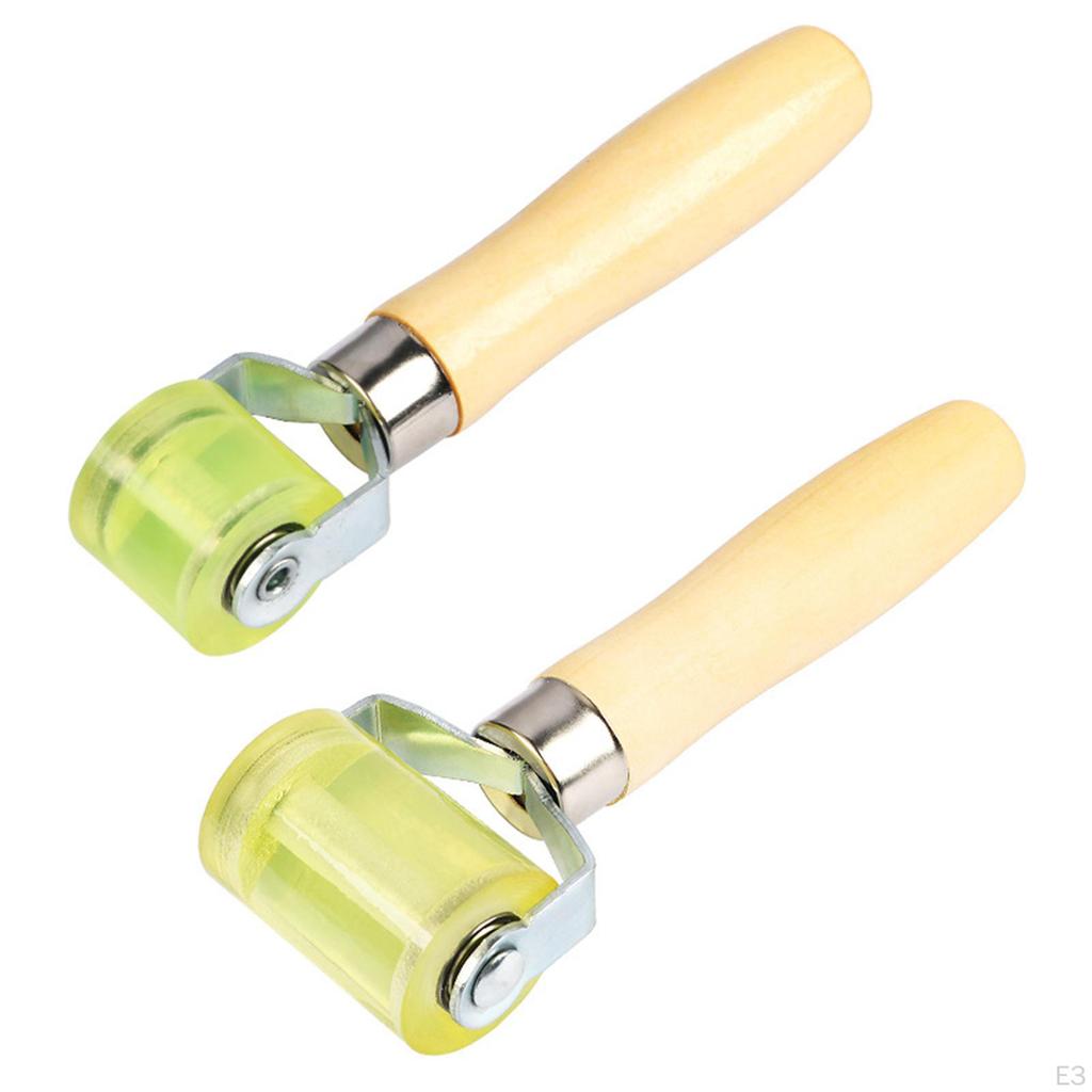 Car Sound Deadening Roller Application Rolling Wheel Maintenance Automotive Wood Handle Smoothing