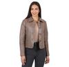 Leather Jacket David Ryan Bianca Brown