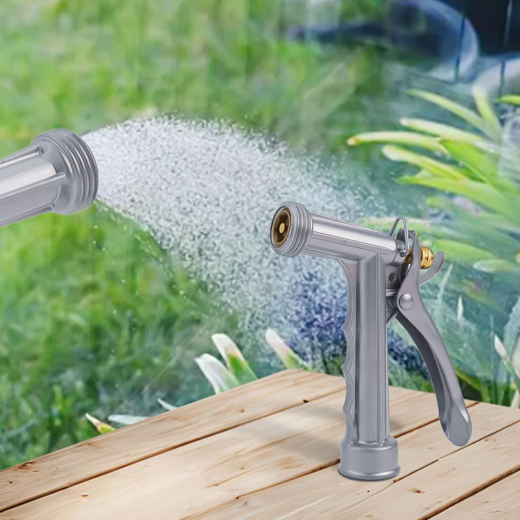 Garden Hose Nozzle High Pressure Pistol Grip Water Nozzle Car Wash Sprayer Lawn Watering Sprinkler Watering Plants Washing Cars