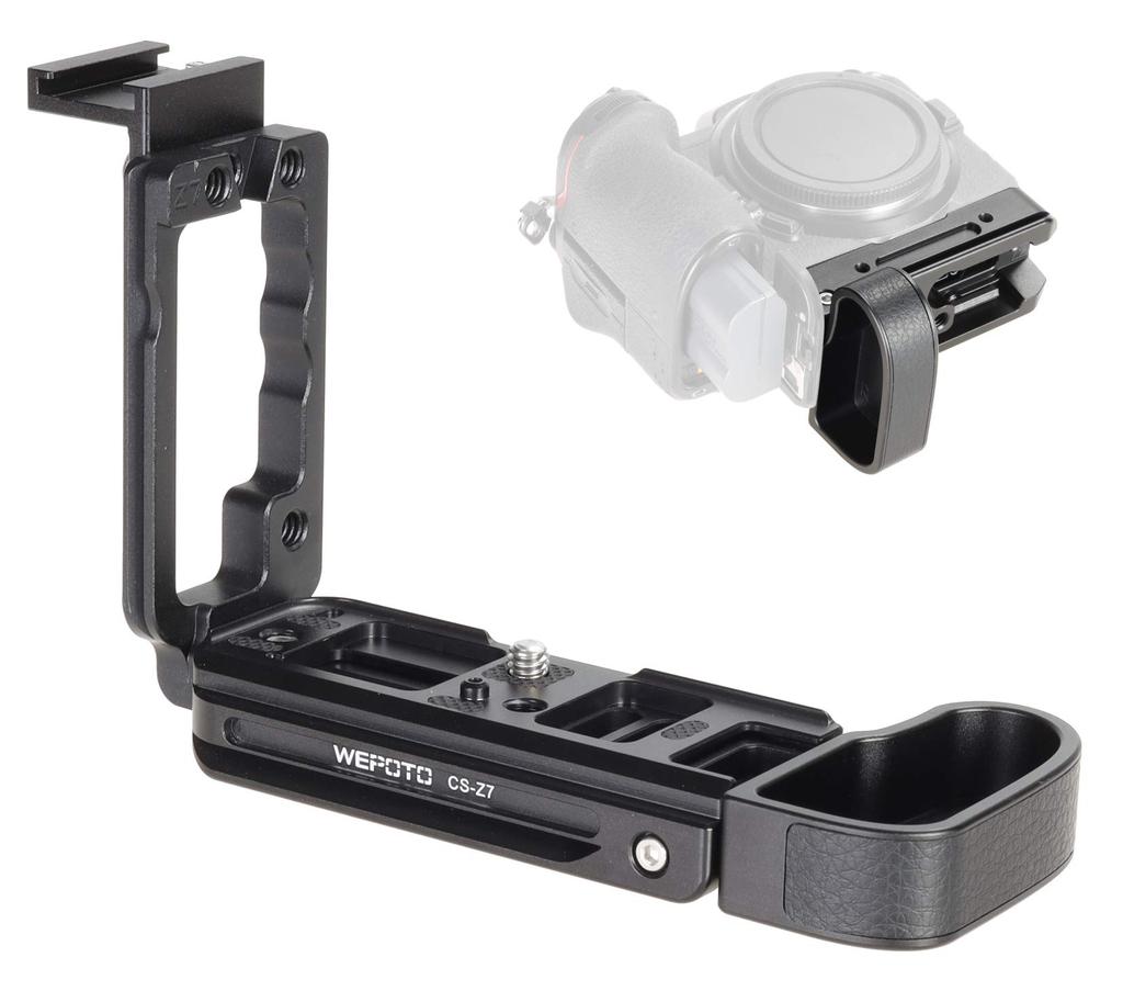 WEPOTO Hand Grip L Bracket Metal for Nikon and Z7II CS-Z7 Z5, Z6, Z7, Z6II,